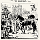 Caricatura de 1904 de Clever Hans. Wikimedia Commons